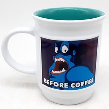 Disney Before Coffee After Ursula Mug 4.5 In Tall White Ceramic Microwave Safe picture