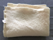 Vintage Chatham Blanket Pure Wool Ivory / Off White Throw Blanket 60