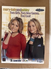 Vintage Mary-Kate And Ashley 4- Color Marketing Slick For Acclaim Video Games picture