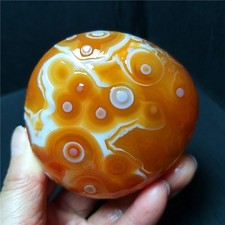 Rare 252.5G Natural Gobi Agate Eyes Agate/stone Madagascar CB1300 picture
