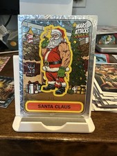 2026 Topps Mars Attacks Christmas Santa Claus Snowcap Refractor 2/5 #B-51 picture