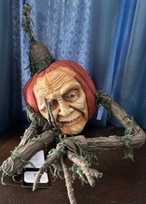 Katherine’s Collection Halloween Pumpkin Figure with Twig Arms Large 12” X 14” picture