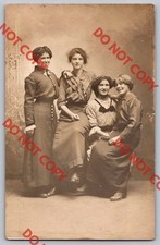 c1910 Affectionate Touching Women Lesbian Interest Int LGBTQ Gay RPPC Real Photo picture