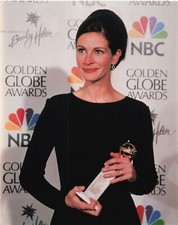 Julia Roberts Award Photo 8x10 2001 Golden Globe Awards Best Actress Movie *P24c picture