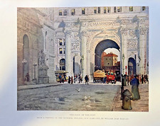 1917 Vintage Magazine Illustration Gate of Municipal Building New York City picture