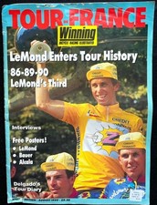 RARE '90 GREG LEMOND TOUR DE FRANCE Special Edition/Winning Bicycle Racing Illus picture