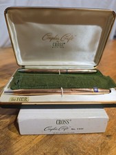 Vintage MAYTAG Cross Couple's Pen Gift Set Gold filled 1/20 14kt w/ Original Box picture