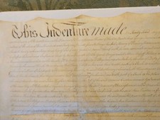 1769 Philadelphia Deed Ann Croston Tavern Keeper & Peter Lukin Surveyor of PA  picture