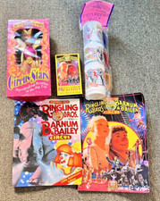  Vintage RINGLING BROS BARNUM & BAILEY COLLECTION MUGS, DOLL, PROGRAMS,  POSTERS picture