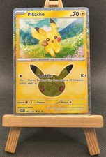 Pokemon Pikachu 047/128 25/30 Holo 30th Anniversary German 30CDE 2026 NM picture