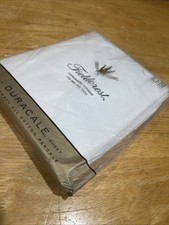 Vintage Fieldcrest Perfection Fine Combed Percale Full Flat Sheet White 81 x 104 picture