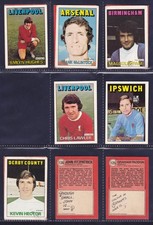 A&BC FOOTBALLERS (ORANGE / RED 110-219) 1972 Near Set 94/100 *Good Condition* picture