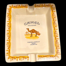 Vintage 1996 Camel Filters Ceramic Ashtray RJRTO Advertising Collectible picture