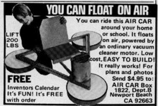 1970s HOVERCRAFT PLANS You Can FLOAT in AIR Vintage Boy’s Life DIY Project picture