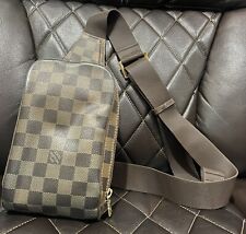 Authentic Louis Vuitton Geronimos Ebene Brown Damier Crossbody/Bum Bag picture