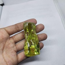 Natural Massive Green Zircon Rough 500CT, Raw Crystal Mineral Specimen for Decor picture