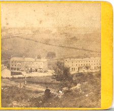 WALES, Upper Bangor, North Wales, c.1880's--Stereoview A221 picture
