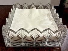 Fifth Avenue Crystal Portico Crystal Clear Floral Napkin Holder picture