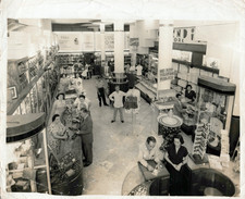 CUBA CUBAN SUPERMARKET STORE HAVANA PANORAMIC VIEW PORTRAIT 1951 ORIG PHOTO MA49 picture