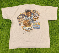 VTG Deion Sanders Short Sleeve Cotton Sport Grey All Size Unisex Shirt NNP189 picture