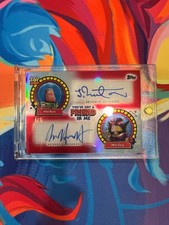 Topps 2025 30 Years of Toy Story Dual Auto Mini Buzz & Mini Zurg YGF-NH /5 4/5 picture