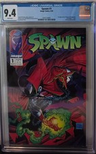 Spawn #1 (Image Comics Malibu Comics May 1992) Cgc 9.4 White pages 1st Spawn picture