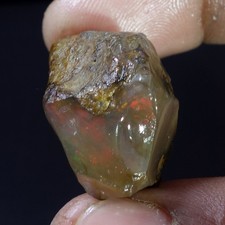 40.70 Carat Fancy Opal Rough Natural Ethiopian Oil Opal Raw, Fire Opal Gemstone picture