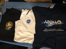 3 Different NASA APOLLO Mission Shirts XLarge picture