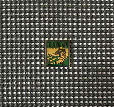 VINTAGE TOUCHDOWN FOOTBALL PLAYER BALL HELMET SPORTS LAPEL HAT PIN picture