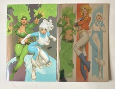 POWER GIRL SPECIAL #1 FOIL / FIRE & ICE #1 FOIL NAKAYAMA VARIANTS - DC COMICS picture