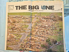 Hurricane Andrew Newspaper picture
