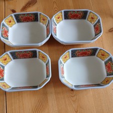 4 x Vintage British Airways First Class Bowls Noritake EC1121 Imari Style Set picture