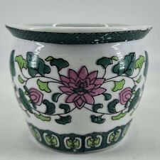 Vintage Ornate small Floral ceramic Planter pot picture