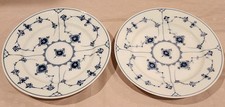 Antique Royal Copenhagen Denmark Blue Fluted Plain 7.5