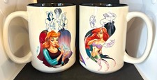 Disney WonderGround Gallery J. Scott Campbell Princesses & Villains Mug Cup Set  picture