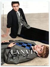 2018 Lanvin Paris Print Ad, Menswear Male Models Stylish Clothing New York Miami picture