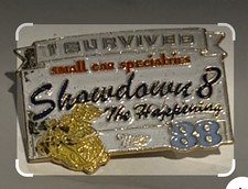 I Survived Small Car Specialties Showdown 8 “The Happening” 88 Pinback Pin picture
