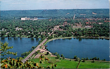 Postcard Garvin Heights, Aerial View, Winona, Minnesota, Posted 1990 picture