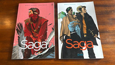 Saga Vol. 1-2 Brian K. Vaughan Fiona Staples Color (2 Volumes) picture