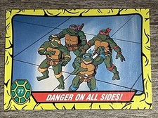 1989 O-Pee-Chee Teenage Mutant Ninja Turtles Danger On All Sides #77 *K452* picture