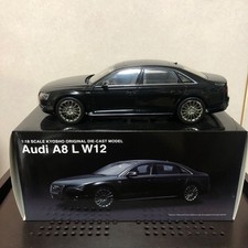 1100 Kyosho Audi A8L W12 1/18 Mini Car AUDI Model Complete Product Night Black picture