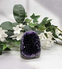 Natural Uruguay Amethyst Dark Purple Crystal Cluster, Grape Jelly Color  picture