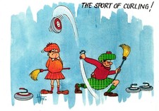 The Sport Of Curling Postcard picture