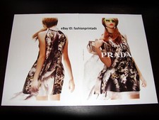 PRADA 2-Page PRINT AD Spring 2010 RASA ZUKAUSKAITE Steven Meisel picture