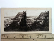 Ehrenbreitstein Castle Koblenz Germany Stereoview Rhine River c1860 picture