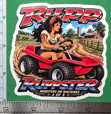 Rupp Ruppster Vintage ATV 9x9cm Durable Die-Cut Vinyl Sticker 2 of 5 picture