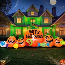 8FT Halloween Inflatable Decorations Outdoor, Halloween Decoration Outdoor Infla picture