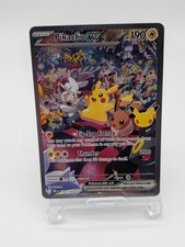 Pikachu ex 150/128 30th anniversary Rare Full Art Holo - English 2026 picture