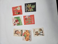 Mid Century Modern Vintage 50s Funny Full Of Laffs Christmas 7 Cards picture