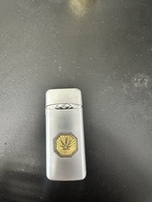 Working Vintage Pot Leaf Lighter With White Rhinestone - FAST SHIPPING - picture